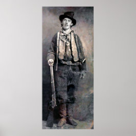 Digital Impressionist BILLY the KID Poster