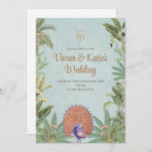 Digital Indian Wedding Einladungen & Hindu Einladu (Vorne/Hinten)