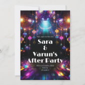 Digital Indian Youngsters Party laden & Hochzeit e Einladung (Vorderseite)