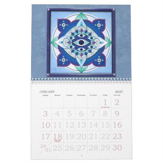 Digital Inspiration-Mandala 2015 Kalender (Jan 2027)