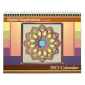 Digital Inspiration-Mandala 2015 Kalender (Titelbild)