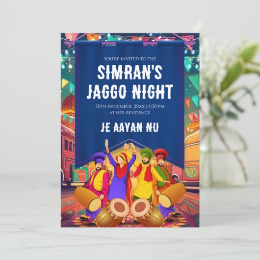 Digital Jago Einladung Jaggo lädt Jago ein (Stehend Vorderseite)