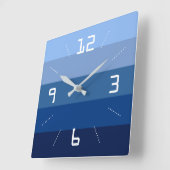 Digital-Jeans Quadratische Wanduhr (Winkel)