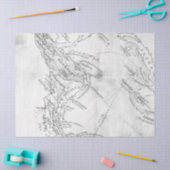 Digital-Karte Schwarzweiß-Karte Design 14 Seidenpapier (Basteln)