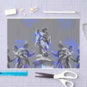 Digital-Kunst Bürstenanschläge der Skulpturen der Seidenpapier (Handwerk)