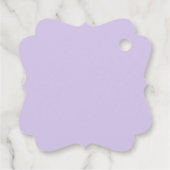 Digital Lavender Gunst Tags Geschenkanhänger (Rückseite)