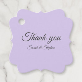 Digital Lavender Gunst Tags Geschenkanhänger