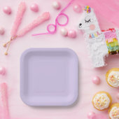 Digital Lavender Paper Plate Pappteller (Party)