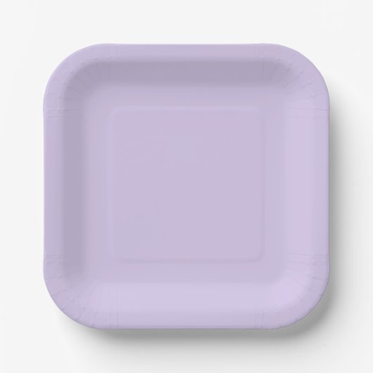 Digital Lavender Paper Plate Pappteller (Vorderseite)