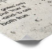 "Digital Logic Gates" Poster (Ecke)