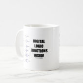 Digital-Logik-Funktions-Innere (Computer) Kaffeetasse (Vorderseite Links)