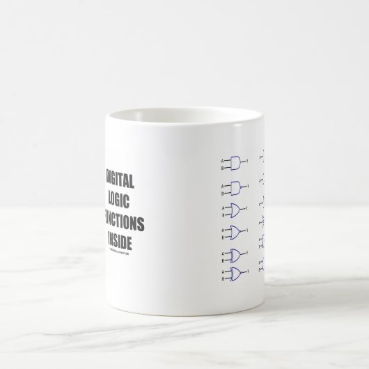 Digital-Logik-Funktions-Innere (Computer) Kaffeetasse (Mittel)