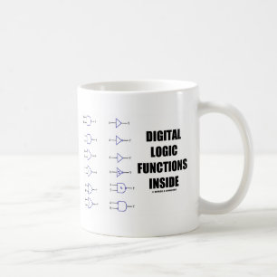 Digital-Logik-Funktions-Innere (Computer) Kaffeetasse