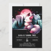 Digital Majestic Wolf Birthday