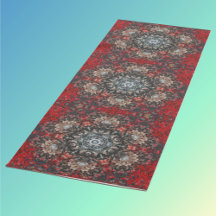 Digital Mandala Red und White