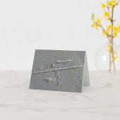 Digital Manipulation Note Card Karte (Gelbe Blume)
