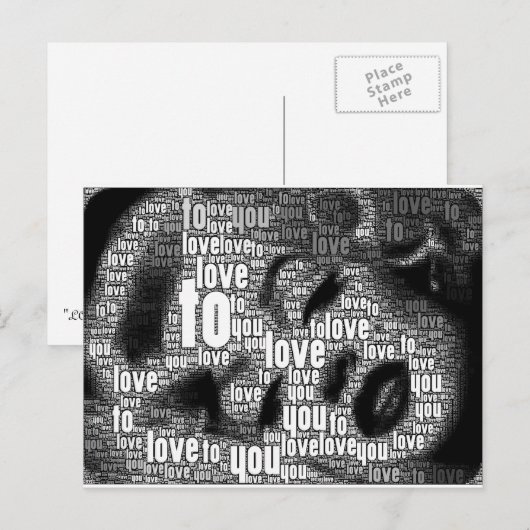 DIGITAL MARILYN POSTKARTE (Vorne/Hinten)