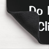 Digital Marketers Clicks Catchy Marketing Slogan Mousepad (Ecke)