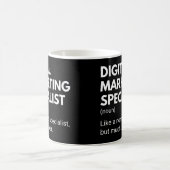 Digital Marketing Specialist Funny Marketer Sprich Kaffeetasse (Mittel)