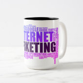 Digital-Marketing Zweifarbige Tasse (VorderseiteRechts)