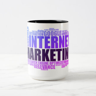 Digital-Marketing Zweifarbige Tasse