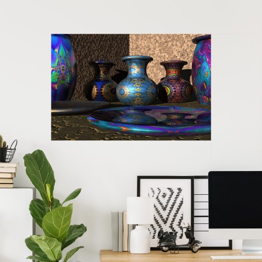 Digital Marrakesch Poster (Heimbüro)