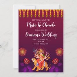 Digital Mata ki Chowki laden & Maa Sherawali Einladung