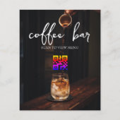 Digital-Menü mit QR-Code Flyer (Vorne)