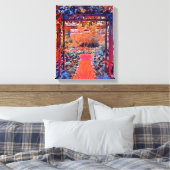 Digital Mixed Media Stretched Canvas Print Leinwanddruck (Insitu (Schlafzimmer))