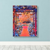 Digital Mixed Media Stretched Canvas Print Leinwanddruck (Insitu (Holzboden))