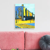 Digital Mixed Media Stretched Canvas Print Leinwanddruck (Insitu (Wohnzimmer))