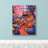 Digital Mixed Media Stretched Canvas Print Leinwanddruck (Insitu (Holzboden))