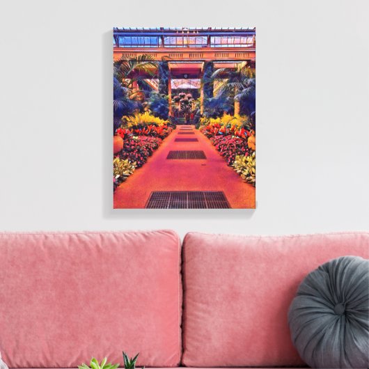 Digital Mixed Media Stretched Canvas Print Leinwanddruck (Insitu (Wohnzimmer))