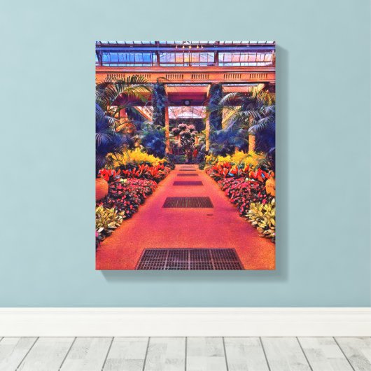 Digital Mixed Media Stretched Canvas Print Leinwanddruck (Insitu (Holzboden))