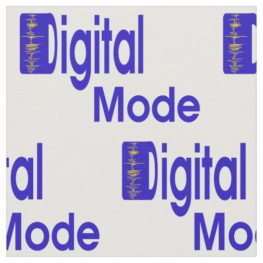 Digital-Modus-Amateurfunk-Gewebe-Material Stoff (Nahaufnahme)