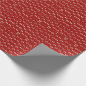 Digital Mughal: Textile Pflanze Artwork. Geschenkpapier (Ecke)