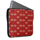 Digital Mughal: Textile Pflanze Artwork. Laptopschutzhülle (Vorne Rechts)