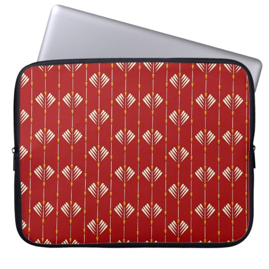 Digital Mughal: Textile Pflanze Artwork. Laptopschutzhülle (Vorderseite)