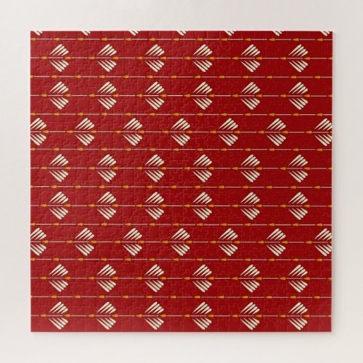 Digital Mughal: Textile Pflanze Artwork. Puzzle (Horizontal)