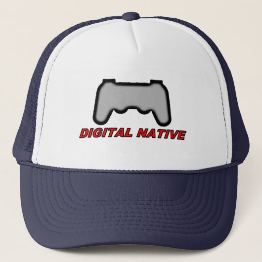 Digital Native Hat Truckerkappe (Vorderseite)