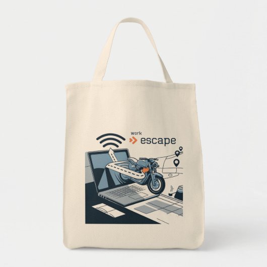 Digital Nomad Escape Route Tasche (Vorne)