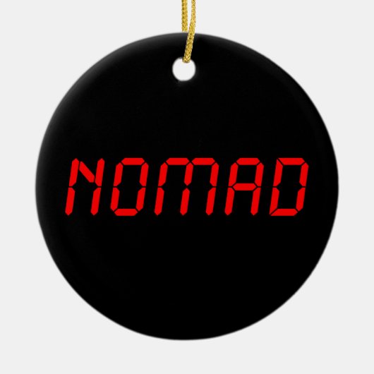 DIGITAL NOMAD KERAMIK ORNAMENT (Vorne)
