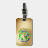 Digital Nomad Luggage Tag Gepäckanhänger (Vorderseite vertikal)