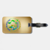 Digital Nomad Luggage Tag Gepäckanhänger (Rückseite horizontal)