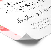 Digital-oder gedrucktes Erdbeerzeitszeichen Poster (Ecke)