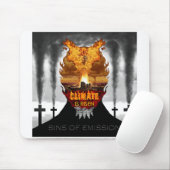 Digital painting about climate change. mousepad (Mit Mouse)