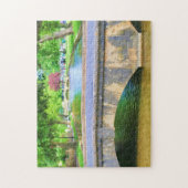 Digital Painting Bourton on Water UK Puzzle (Vertikal)