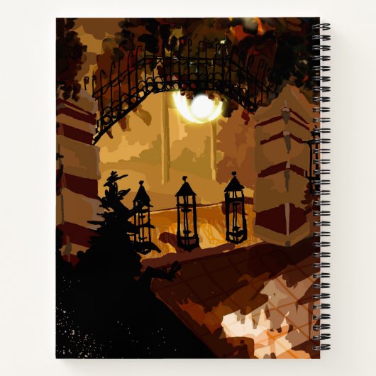 digital painting notebook notizblock (Rückseite)