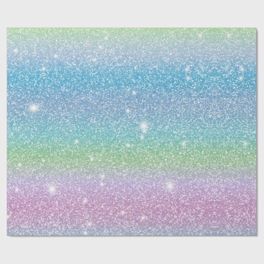 Digital Paper Glitzer Unicorn Texturmuster Geschenkpapier (Flach)