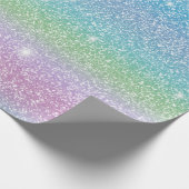 Digital Paper Glitzer Unicorn Texturmuster Geschenkpapier (Ecke)